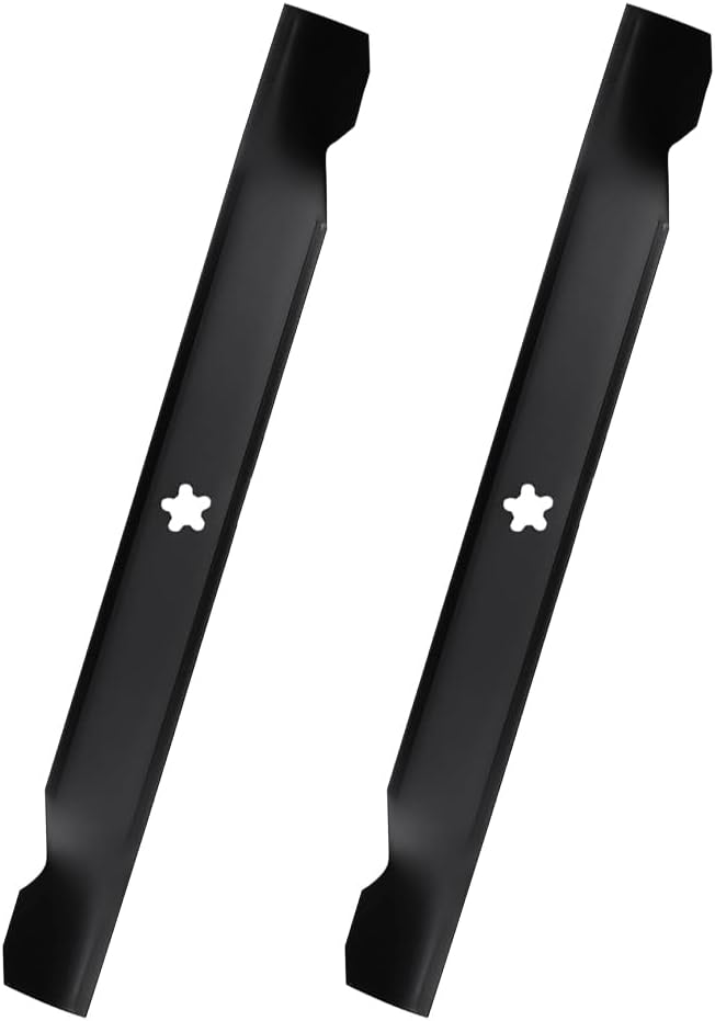 532138971 - LT1000 Mower Blades for Craftsman, Compatible with Hus qvarna/Poulan 42'' Deck Mower Blades Replace for 532138971, 127843, 134149,532138498, 531307224 532138971*2 Normal