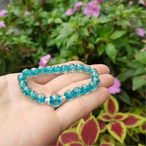 Firefly Beads Bracelet Firefly Glass Bracelet Luminous Bead Bracelet for Women Glass Mermaid Bracelet Bangles Anti Anxeity Healing Energy2