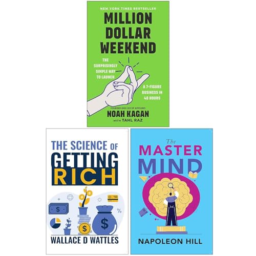 Million Dollar Weekend, The Science of Getting Rich & The Master Mind 3 Books Collection Set