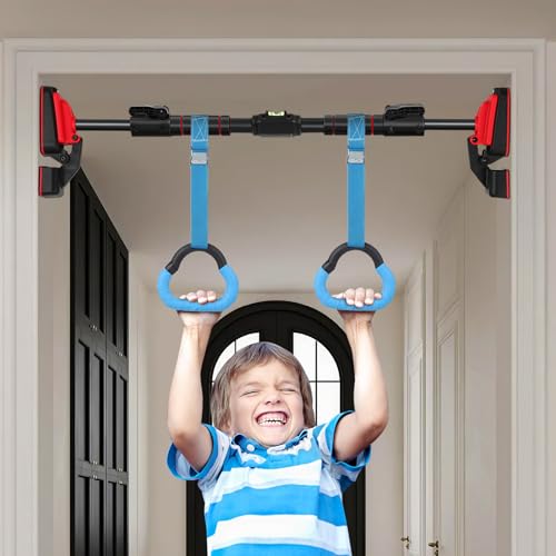 Anillas de Gimnasia balacoo con Correas Ajustables 1m Azul miniatura 6