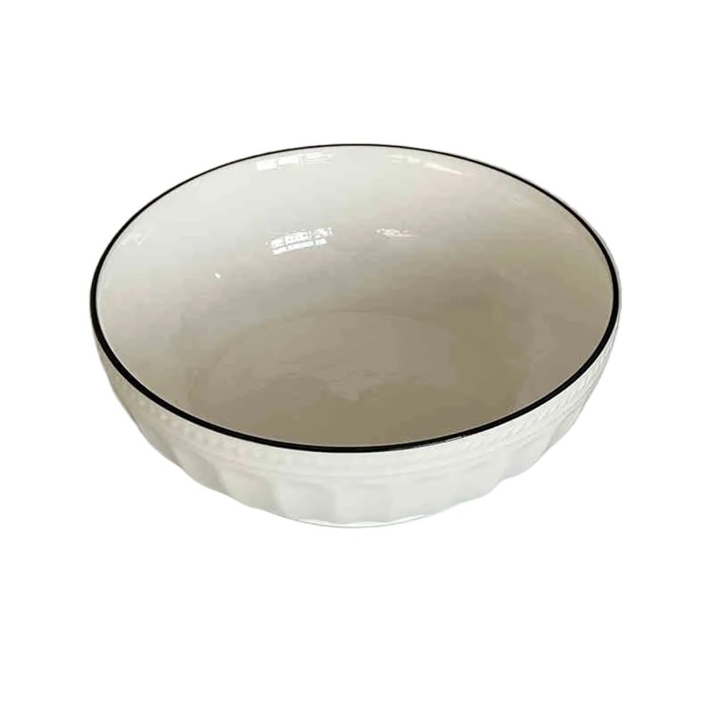 Großes Keramik-Schüssel-Set – vielseitiges Geschirr für Salat, Ramen, Suppe, Müsli und Desserts – stilvolle gemischte Schalen für den täglichen Gebrauch & elegante Präsentationen