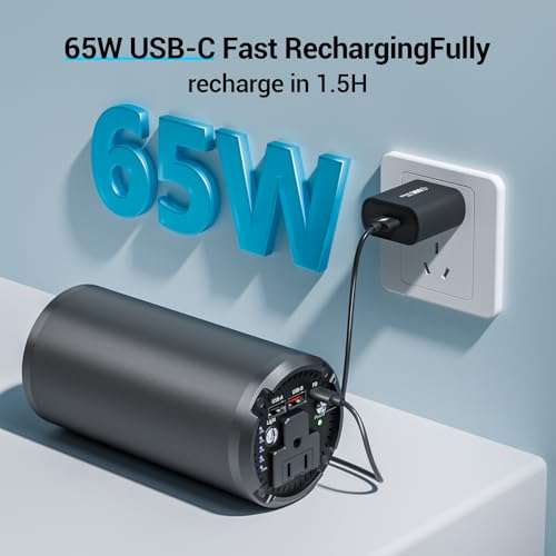 Cargador portátil con batería externa 27000mAh y salida AC 100W miniatura 3
