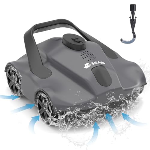 Pool Vacuum for Above Ground Pool - Cordless Design, Dual ...