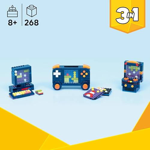 LEGO Creator 3 in 1 Retro Gaming Console Toy - Rebuilds into a Computer or Arcade Machine - 31380 3 41pZJrmBD9L