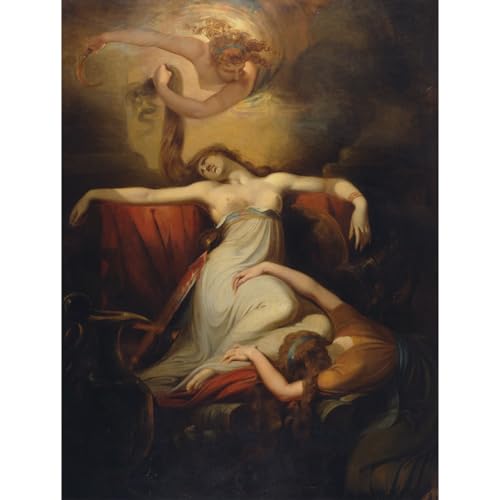 Impression giclée Henry Fuseli Dido décoration murale imprimée sur toile 61 x 45,7 cm