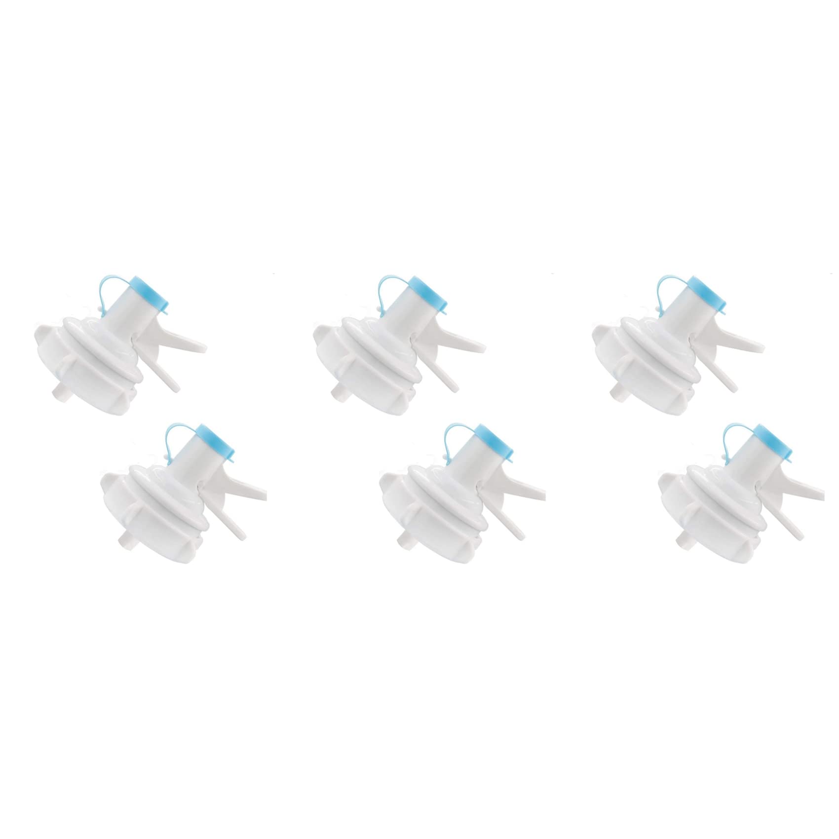 Hndhbfgrt 6 Pack Water Dispenser Valve, Water Jug Dispenser Valve Water Jug Cap Bottle Spout Reusable Plastic Spigot Faucet