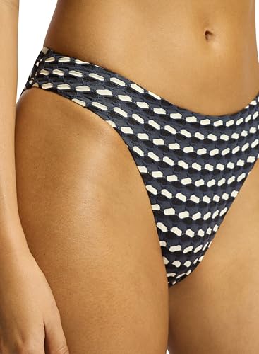 Seafolly Women's Rise High Leg Regular Coverage Bikini Bottom Swimsuit4