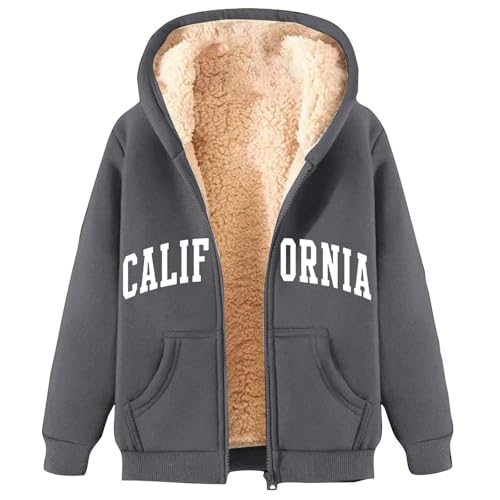 Genérico Sudaderas Y Sudaderas De Moda para Mujer Sudaderas Chaqueta Polar Mujer Trabajo Borrego Ropa Deportiva Cálido Forro