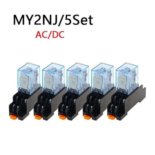 Relés electromagnéticos de 8 pines con base de enchufe PYF08A y capacidad de 5A 2