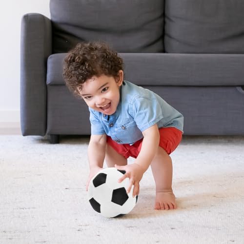 Plüsch Fußball Spielzeug, 25cm Fußball Plüschtier Spielzeug,3D Fußball Plüsch Smiley Fußball für Heimdekoration,für Kinderzimmer Dekoration Fußball Liebhaber