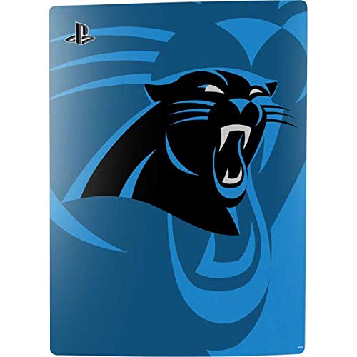 Skinit Decal Gaming Skin Compatible with PS5 Console - Officially Licensed NFL Carolina Panthers Double Vision Design