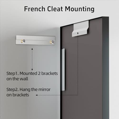 Dimelax 24 x 36 Inch Black Bathroom Mirror, Vanity Mirror for Bathroom - image 8