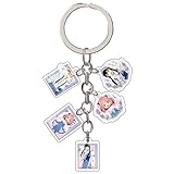 XSLGOGO Spy x Family Llavero Anya Accesorios Yor Llavero Lindo Dibujo Animado Periférico Forger Loid Briar Yuri Llavero Coche Adorno Colgante Bolsa Colección
