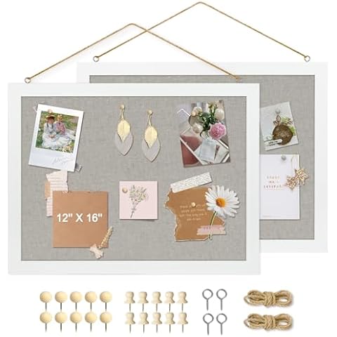 AMUSIGHT Double-Sided Cork Board Set Cover