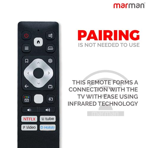 Image of marman Compatible with Acer Tv Remote Control Suitable for I and P Series 4K FHD UHD LED HD Ready Android TV Without Voice Command - Match Remote Key by Key with Existing Remote Control