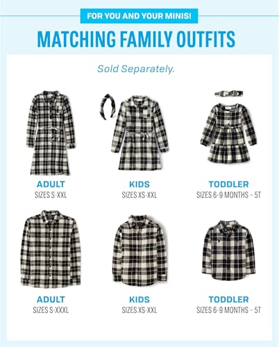 The Children's Place Baby-Boys and Toddler Long Sleeve Plaid Flannel Button Up Shirt