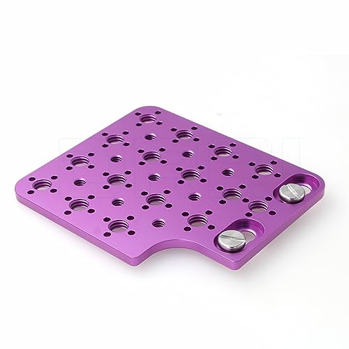 DRRI 3/8'' Thread Extension Side Plate for ARRI Alexa Mini/Mini LF Tilta Kits, Purple - Image 3