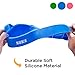 Cat Bowls - Blue Cat Food Set of Silicone Cat Feeder Stand & Pets Food Can Cover - Cat Food Bowl Set - Cat Dish Set - Kitten Food Bowl - Cat Feeding Bowls - Cat Water Bowl