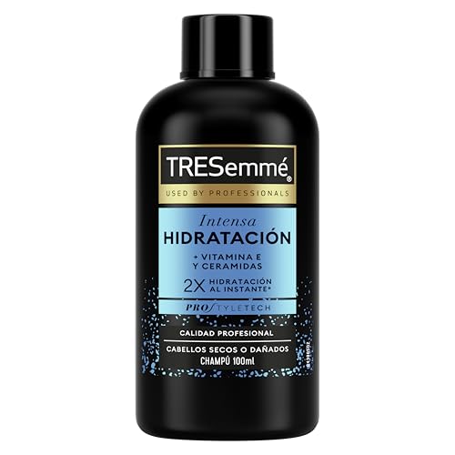 TRESemmé Champú Intensa Hidratación para pelo seco o dañado con Vitamina E, nutre y fortalece 100ml