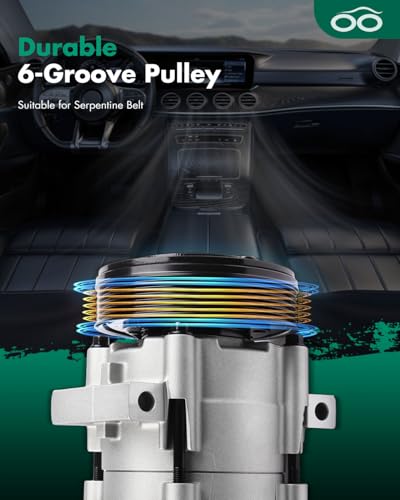 Image of SCITOO AC Compressor Fit for Ford for Explorer 4.0L 1991-2001, Air Conditioning Compressor for Mazda for B3000 3.0L 1994-2001, for M-ercury for Mountaineer 4.0L 1998-2001 CO 101320C