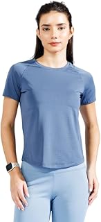 BASICPLZ Women t Shirt | Feather-Light Drifit | Gym top, Yoga, Running, Cycling | Breathable Activewear | Gym t Shirt for ... Price In India