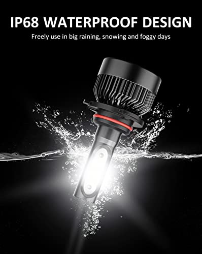 Fanteli 9145 Led Fog Light Bulbs, 400% Brighter H10 Led Fog Light Bulbs, 9140 9045 9040 6500K Cool White Halogen Replacements For Cars Trucks, Pack Of 2 #TOP3