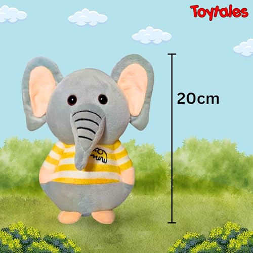 Image of TOYTALES Combo Soft Toy Cute Elephant & Rabbit Plush Toy for Kids (Pack of 2)