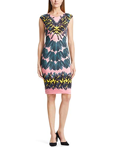 Marc Cain Collections Damen Casual Kleid, Mehrfarbig (Pink Lady 218), 44...