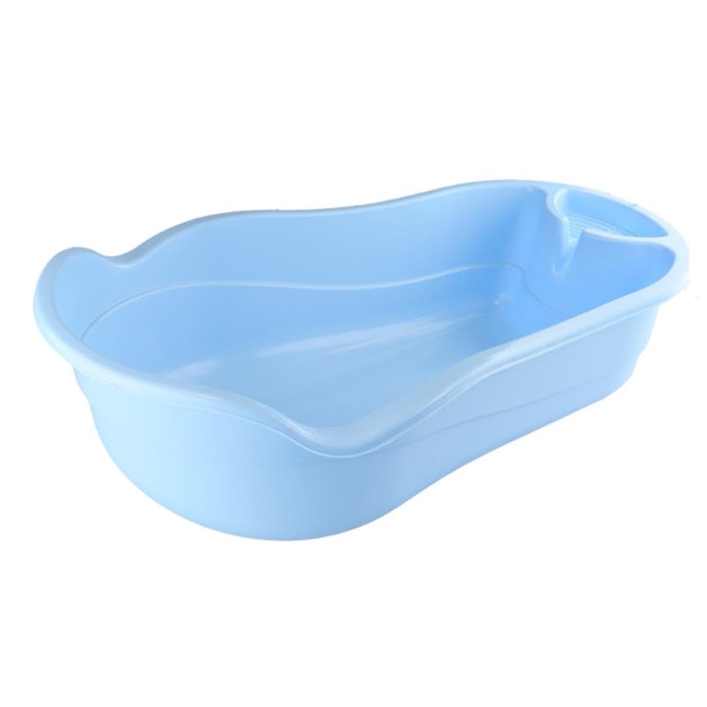 Blue Newborn Baby Toddler Bath Plastic Portable Washing Cleaning Tub Wet Play