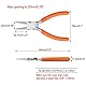 SPEEDWOX 15,2 cm Sprengringzange, Sicherungsringzange, Spitzendurchmesser 1,25 mm, Präzisions-Sicherungsringzange, gerade Backen für Ringentferner-Halter