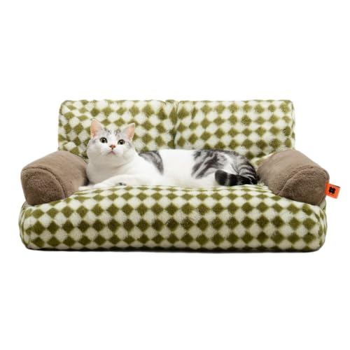 MEWOOFUN Cat Bed for Indoor Cats, Washable Dog Beds for Small Medium Dogs & Cats, Fluffy Cat Couch...