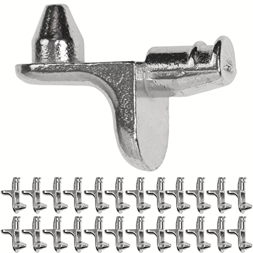 SECOTEC Bodenträger 3mm Vernickelt - 100 Stück Für Steckmontage