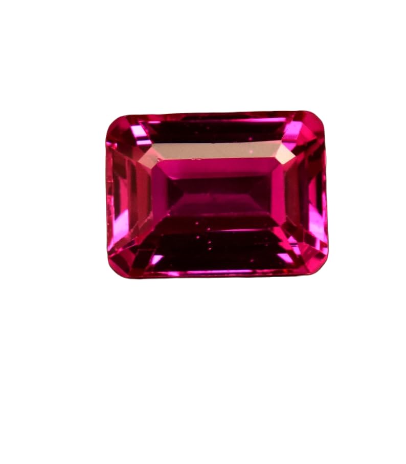 Saphir rose véritable taillé sans défaut pour réussir le sertissage de vos bijoux faits main