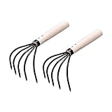 3. Rastrillo de mano de diseño ergonómico con garra para cultivar: la forma ergonómica y la comodidad del mango hacen que el trabajo de jardinería sea mucho más fácil y eficiente.