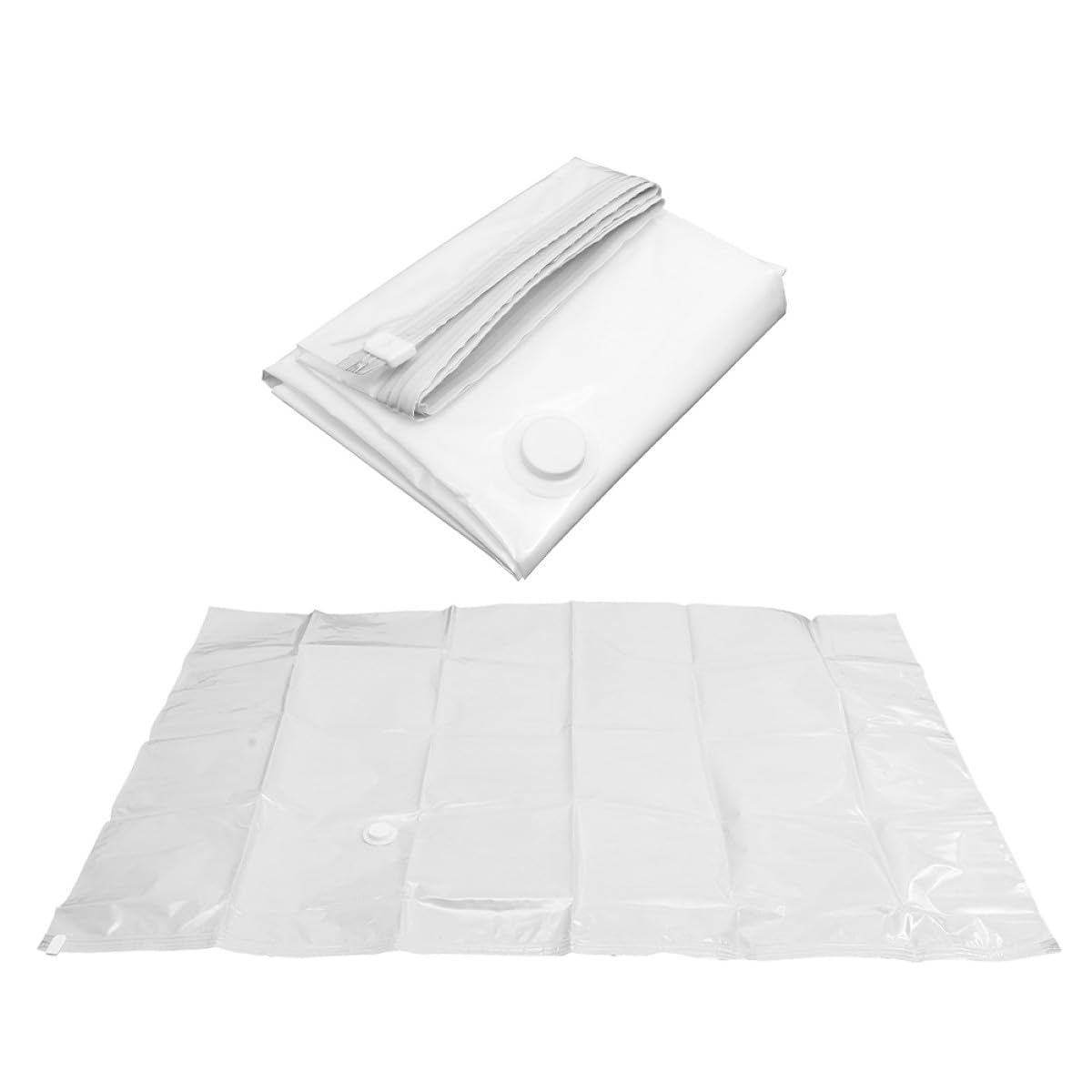 Sacchetti Sottovuoto per Materasso 150x100cm in Pa e Pe 2 Pezzi per Sigillatura e Organizzazione Abbigliamento e Biancheria in Camera o Soggiorno