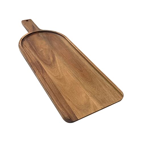 Ironwood Charcuterie Board With Handle, Acacia Wood #TOP1