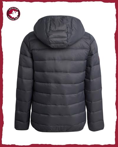 Image of CANADA WEATHER GEAR Boys' Puffer Jacket - Lightweight Packable Bubble Coat, Water Resistant Outerwear Jackets for Boys (8-20)
