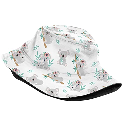 Cute Cartoon Koala Bucket Hat Sun Protection Lightweight And Breathable Summer Hat Unisex Outdoor Travel For Women Men #TOP1