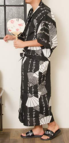 Image of Dita Tokyoin Traditional Made In Japan Cotton Yukata Robe (Japanese Pajama Kimono) Easy Wearing set2