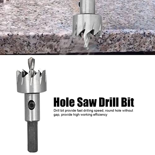 Broca sierra de copa para madera y metal 22 mm acero rápido miniatura 7