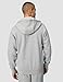 Nike Men's Club Full-Zip Fleece Hoodie, Dark Grey Heather/Light Smoke Grey/White, Small