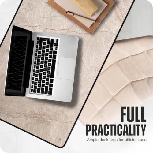 Image of Foldable Study Table /Bed Table /Foldable and Portable Wooden /Writing Desk for Office /Home /School | Adjustable Height, Portable for Office, Work Form Home (Marble Dark)