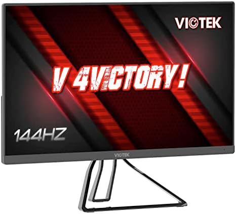 Viotek GFV22CB Ultra-Compact 22-Inch 144Hz Gaming Monitor | 1080P Full-HD 5ms | G-Sync-Compatible FreeSync FPS/RTS | 2X HDMI 3.5mm DP | Zero-Tolerance Dead Pixel Policy (VESA)