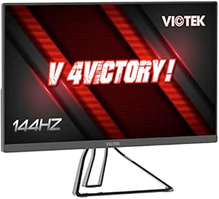 VIOTEK GFV22CB Ultra-Compact 22-Inch 144Hz Gaming Monitor | 1080P Full-HD 5ms | G-Sync-Compatible FreeSync FPS/RTS | 2X HDMI 3.5mm DP | Zero-Tolerance Dead Pixel Policy (VESA)