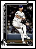 2025 Topps Update #US77 Jack Dreyer RC Rookie Los Angeles Dodgers MLB Baseball Base Trading Card