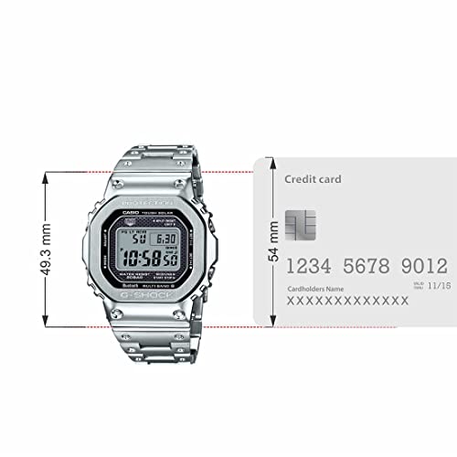 Casio G-Shock Origin Digital Black Dial Men's Watch - GMW-B5000D-1DR(G842) - Image 6