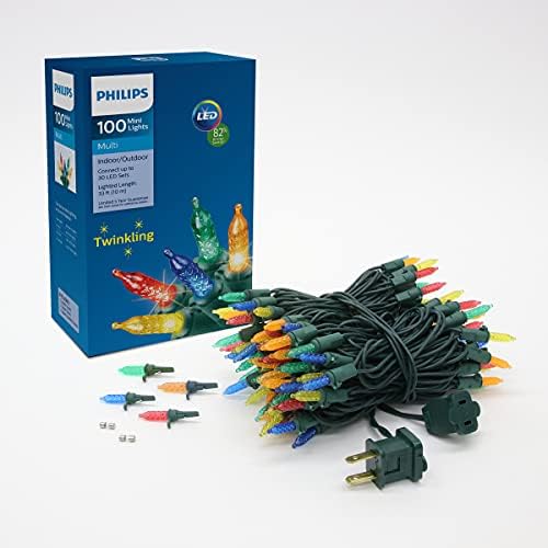 PHILIPS 100LT LED Hi-Gloss Faceted Mini Lights