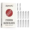 ZOMCHI Blue Dermaplaning Razor and 10pcs Micro Blade Refills