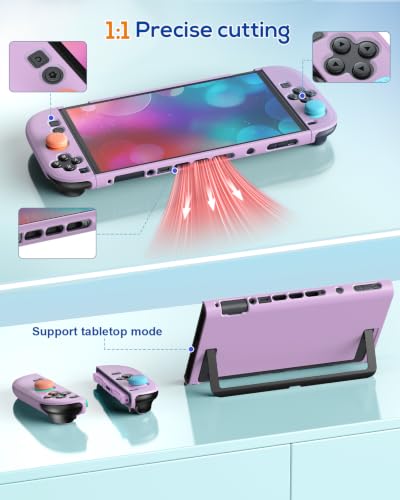 Image of WAXITY Dockable Protective Case for Nintendo Switch 2-Light Purple