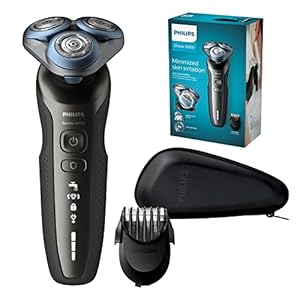 Philips Shaver Series 6000 Elektrischer Nass- und Trockenrasierer (Modell S6640/44)
